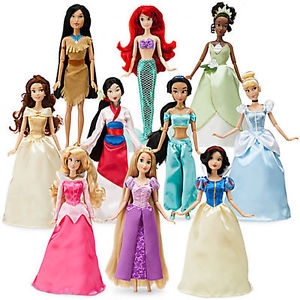 Kit Com 5 Vestidos De Princesa Para Boneca Barbie