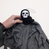 Fantasma Decorao de Halloween Preto