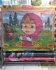 Painel/Cenrio em TNT temtica Masha e o Urso tamanho 1,40mts x 1,03 mts