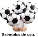 Balo tamanho 18 polegadas +- 45 cm modelo Redondo Bola de Futebol