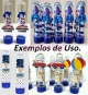Tubete tampa Azul Tamanho 13 cm VENDA MNIMA NESSE PREO 50 UN