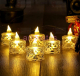 Mini Vela Led Cristal, luz quente (amarelada). VENDA MNIMA NESSE PREO 6 UN.