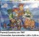 Painel/Cenrio em TNT temtica Toy Story tamanho 1,40mts x 1,03 mts