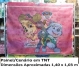 Painel/Cenrio em TNT temtica Patrulha Canina Skye e Everest tamanho 1,40mts x 1,03 mts
