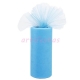 Rolinho de Tule/Tutu cor Azul com 22 metros de comprimento e 15 cm Largura