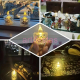 Mini Vela Led Cristal, luz quente (amarelada). VENDA MNIMA NESSE PREO 6 UN.