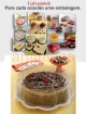 Linha Flower Torta Mdia - 1,7Kg Ref: G 56F Dimenses Int: 250x100mm Ext: 320x110mm. VENDA MNIMA NESSE PREO 10 UN.