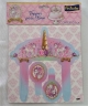 Topper/ Topo para bolo Unicrnio kit com 3 peas