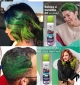 Tinta Spray Temporria para Colorir Cabelos na cor Verde Neon.