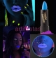 Batom Azul Flor BRILHA NA LUZ NEGRA (Cor Flor que Brilha no escuro na presena de Luz Negra)