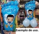 Balo foil Tema Ch de Fraldas Pezinho Its boy Tamanho 45x79cm VENDA MNIMA NESSE PREO  6 UN