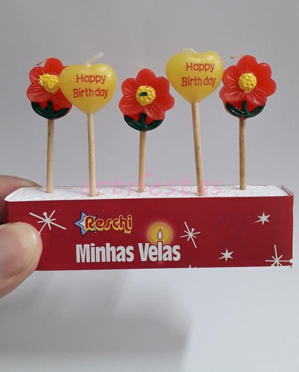 Vela de Aniversário/Topper/Topo de Bolo 18 Anos Lilás por R$15,90