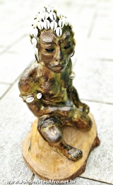 BUSTO ESU BARA EM ARGILA 