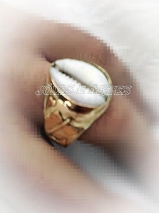 Anel de Buzio - Xang em Ouro 18k