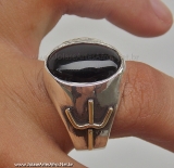 Anel Pedra Onix - EX TRANCA RUA -