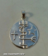 Medalha Ponto EXU TATA CAVEIRA