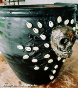 Pote de barro EXU CAVEIRA 