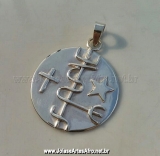 Medalha Ponto EXU TATA CAVEIRA 