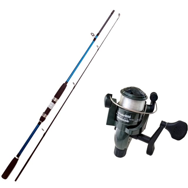 Combo de Pesca com Molinete Sahara  4000 Vara  1,80M