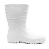 Bota PVC Aquaflex branco Cano M�dio Bracol CA: 37456