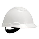 Capacete 3M com cerneira e jugular Branco linha H-700