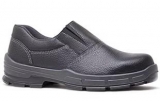 Sapato em couro  Preto Bico PVC Bracol CA:28208