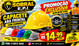 Capacete Abra Frontal com carneira Branco