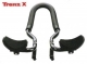 Guidao Clip-On Triathlon TranzX Alum�nio 22-25,4mm Preto Ajust�vel