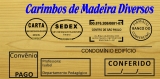 Carimbo de Madeira CNPJ 4x6cm