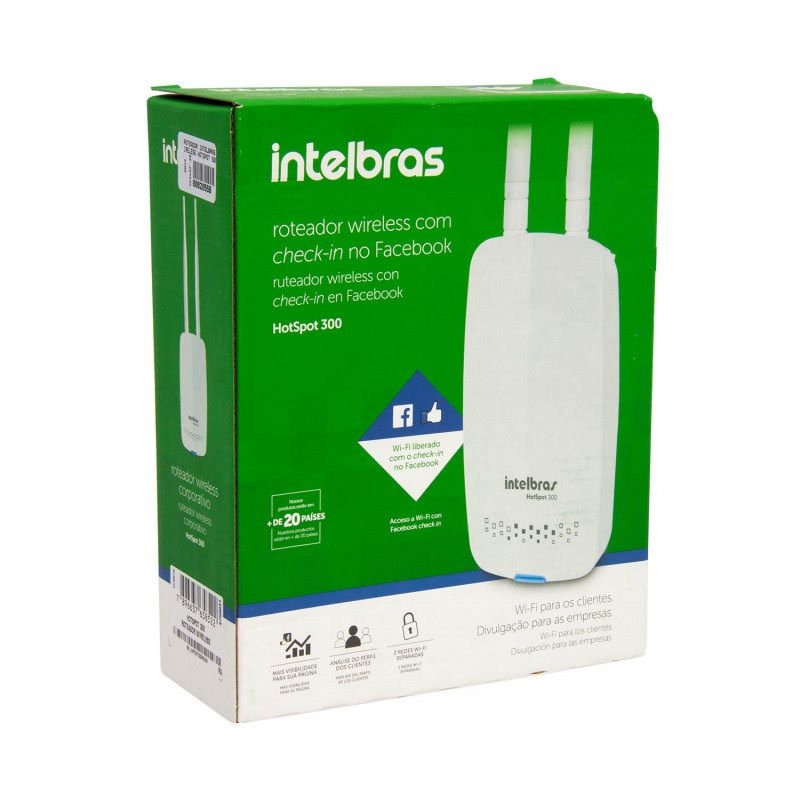 Roteador Wireless Intelbras HotSpot 300 Check-in no facebook?cache=20230721103021