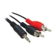 CABO RCA - 2 RCA + P2 STEREO 1,80M - FTG
