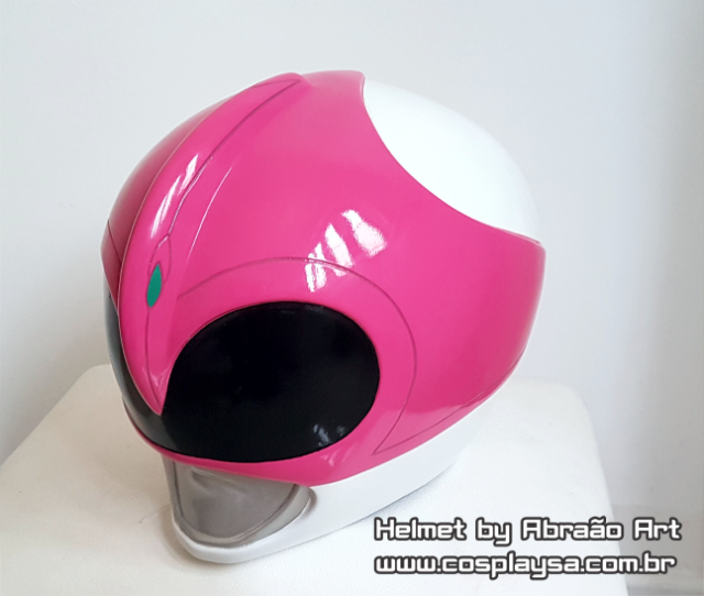 Capacete De Moto Power Ranger Rosa