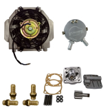 KIT RADIADOR DE ÓLEO SP004 COM VENTOINHA FLANGE E BOMBA DE CIRCULAÇÃO VW A AR 