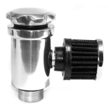 RESPIRO DE �LEO EM ALUMINIO COM FILTRO PRETO RC043PT