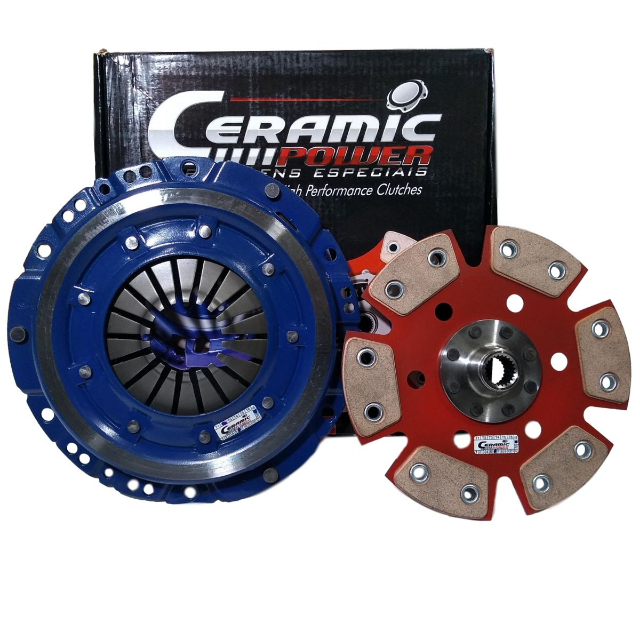 KIT DE EMBREAGEM DE ALTA PERFORMANCE 980 LBS DISCO 6 PASTILHAS
