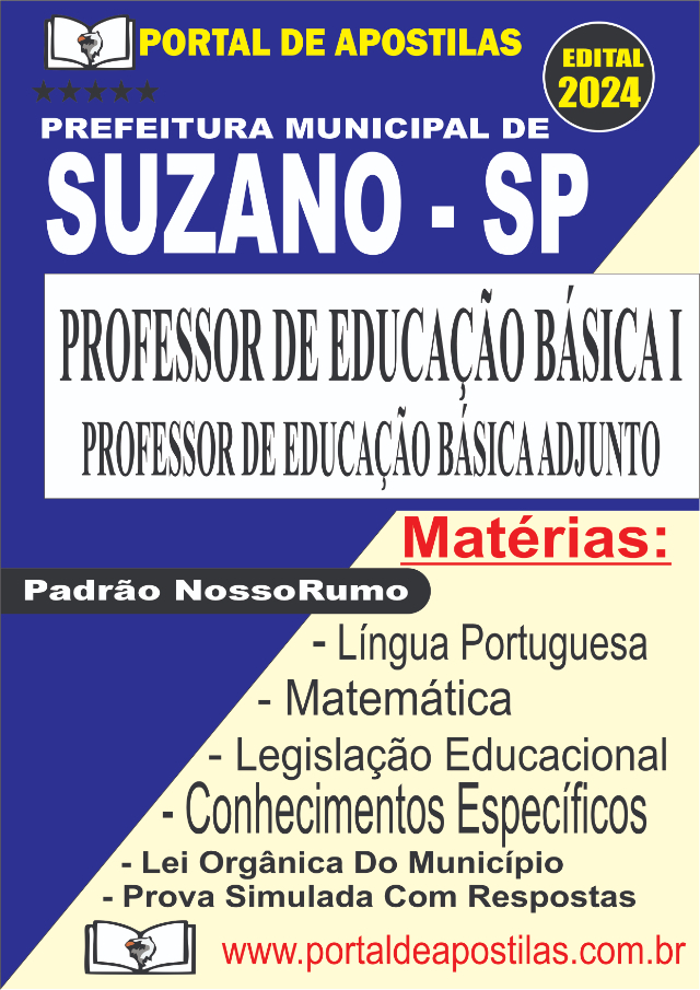 Apostila Da Prefeitura De Suzano Professor Educao Bsica I