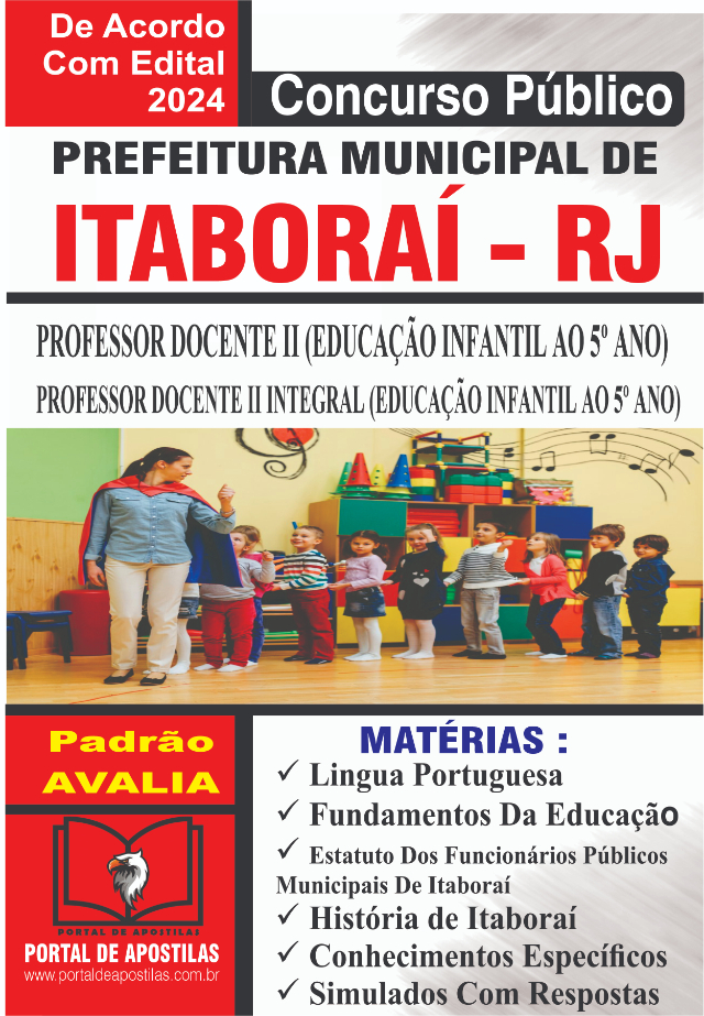 Apostila Da Prefeitura De Itabora Professor Docente II 