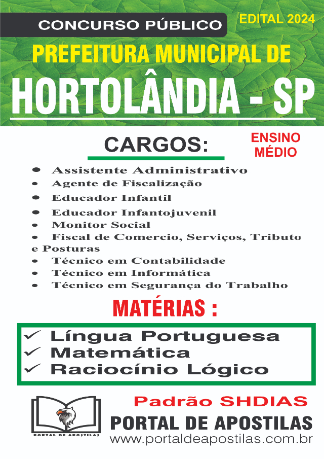 Apostila Da Prefeitura De Hortolndia Ensino Mdio