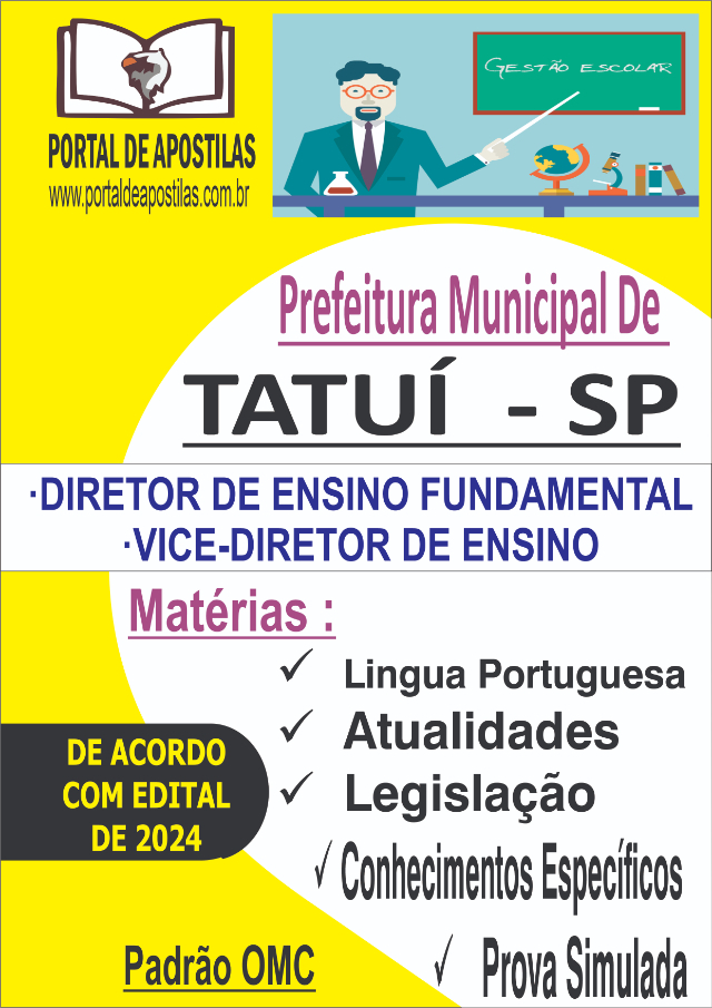 Apostila Da Prefeitura De Tatu Diretor Fundamental e Vice