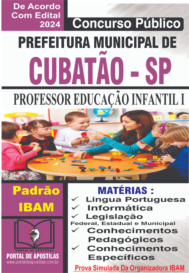 Apostila Da Prefeitura De Cubato Professor Educao Infantil I