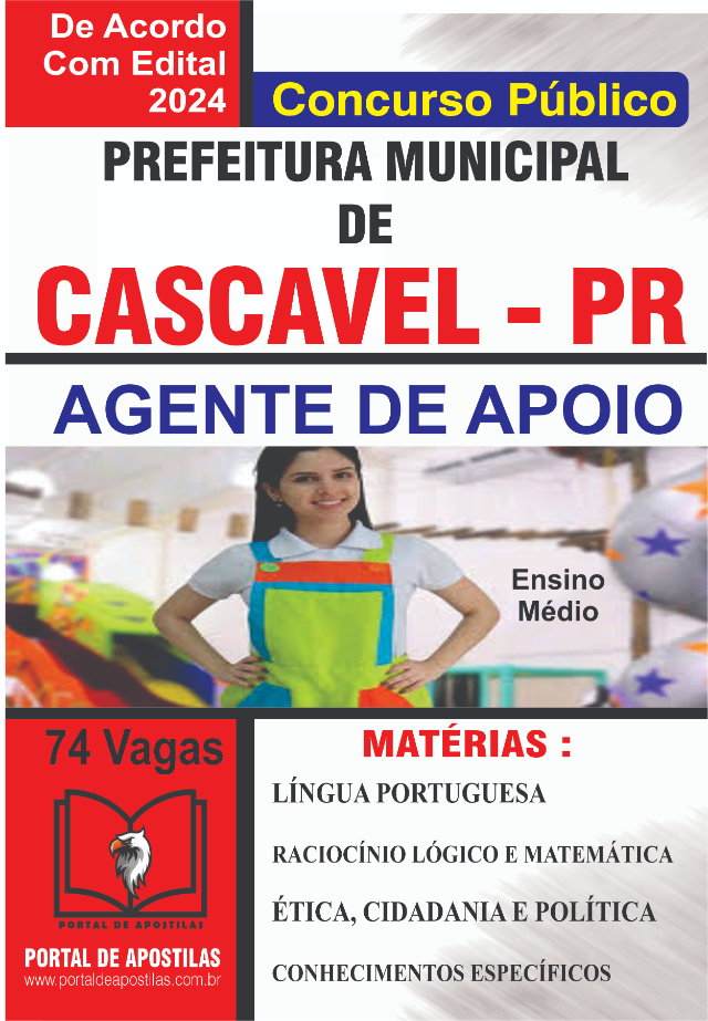 Apostila Da Prefeitura De Cascavel Agente Apoio