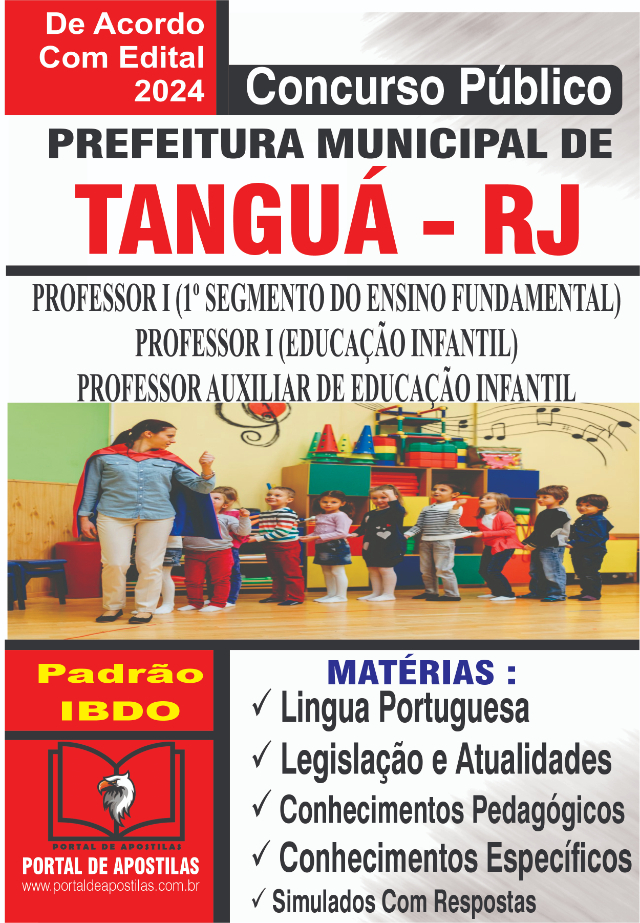 Apostila Da Prefeitura De Tangu Professor I Infantil e Fundamental