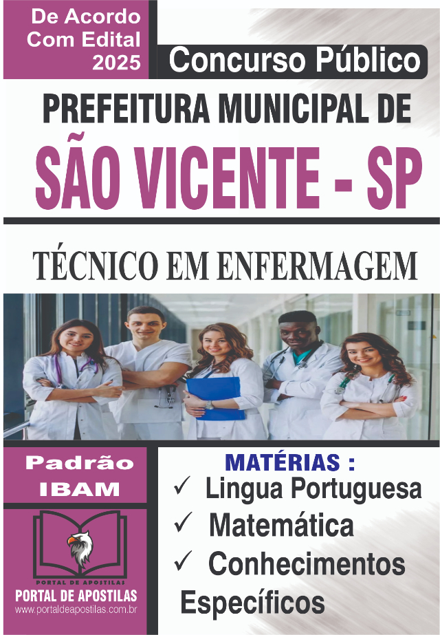 Apostila Da Prefeitura De So Vicente Tcnico De Enfermagem 