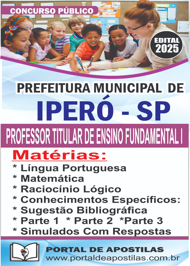 Apostila Da Prefeitura De Iper Professor I 