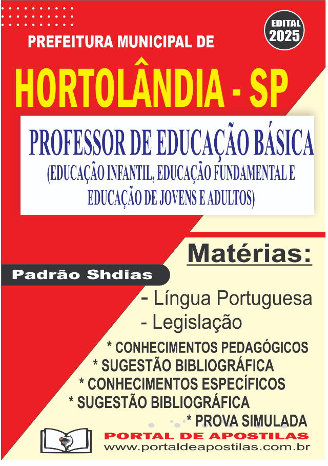 Apostila Da Prefeitura De Hortolndia Professor Ed. Bsica