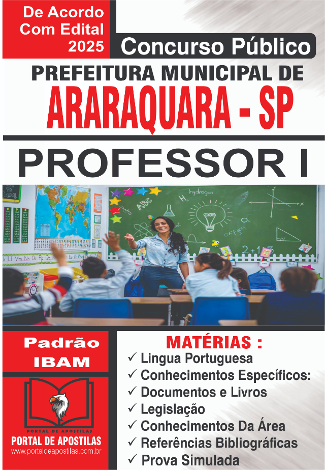 Apostila Da Prefeitura De Araraquara Professor I