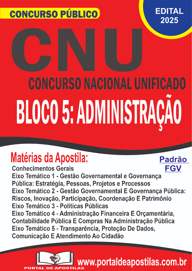 Apostila CNU 2025 - Bloco 5 - Administrao