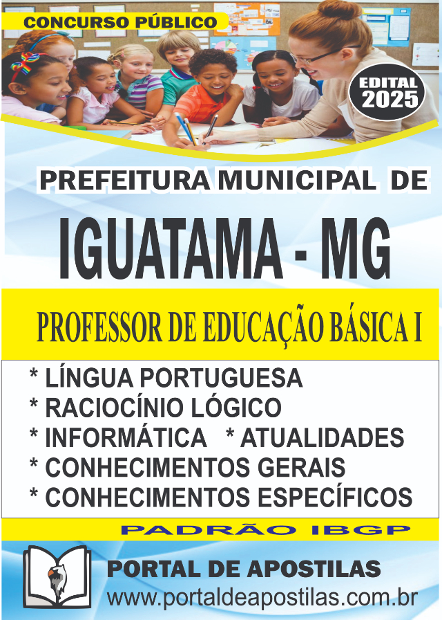 Apostila Da Prefeitura De Iguatama Professor De Educao Bsica I 