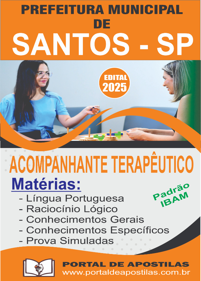 Apostila Da Prefeitura De Santos Acompanhante Teraputico