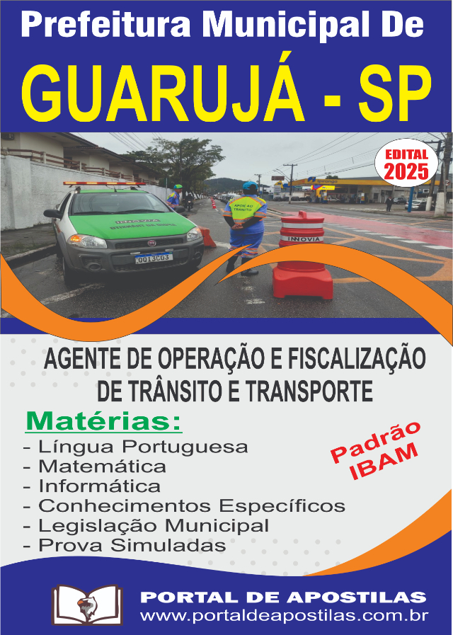 Apostila Da Prefeitura De Guaruj Agente De Operao e Fiscalizao De Trnsito e Transporte
